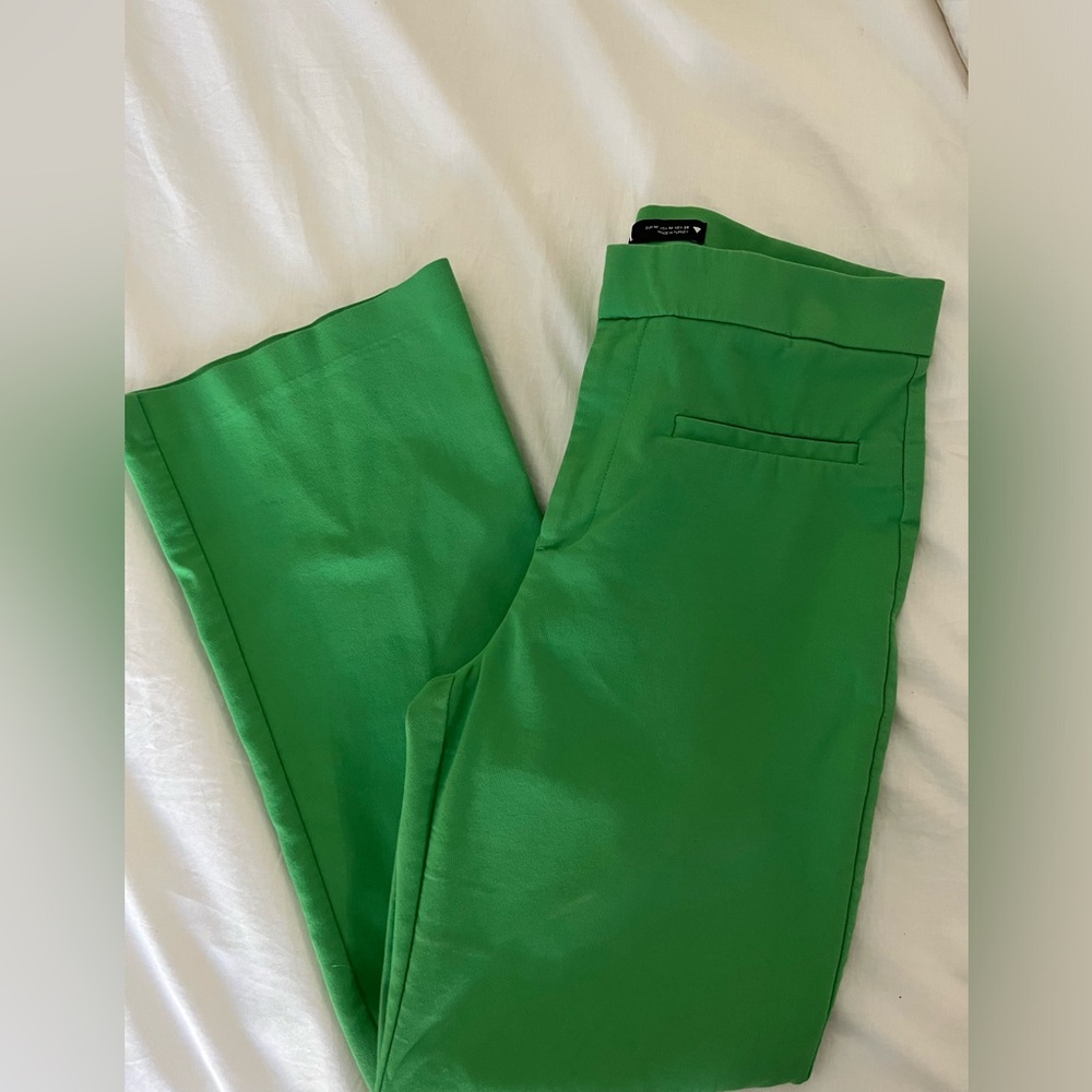 Zara Vibrant Green Pants